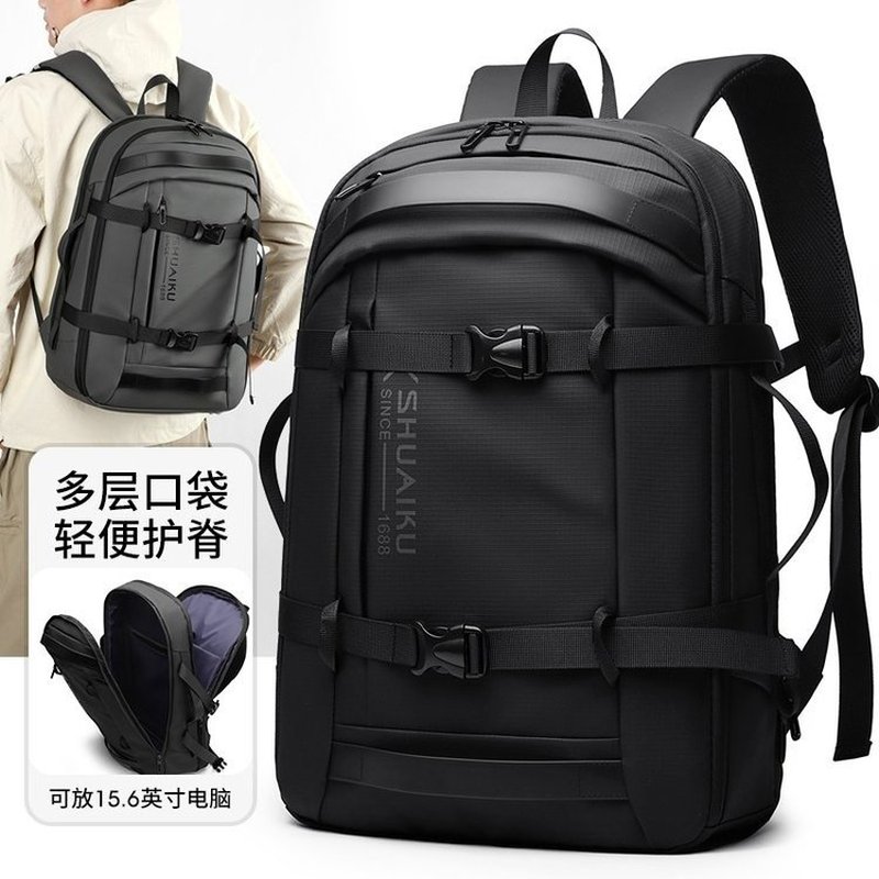 Women Bags Branded - Marken-Nylon-Rucksack für Herren, wasserdicht, große Kapazität,