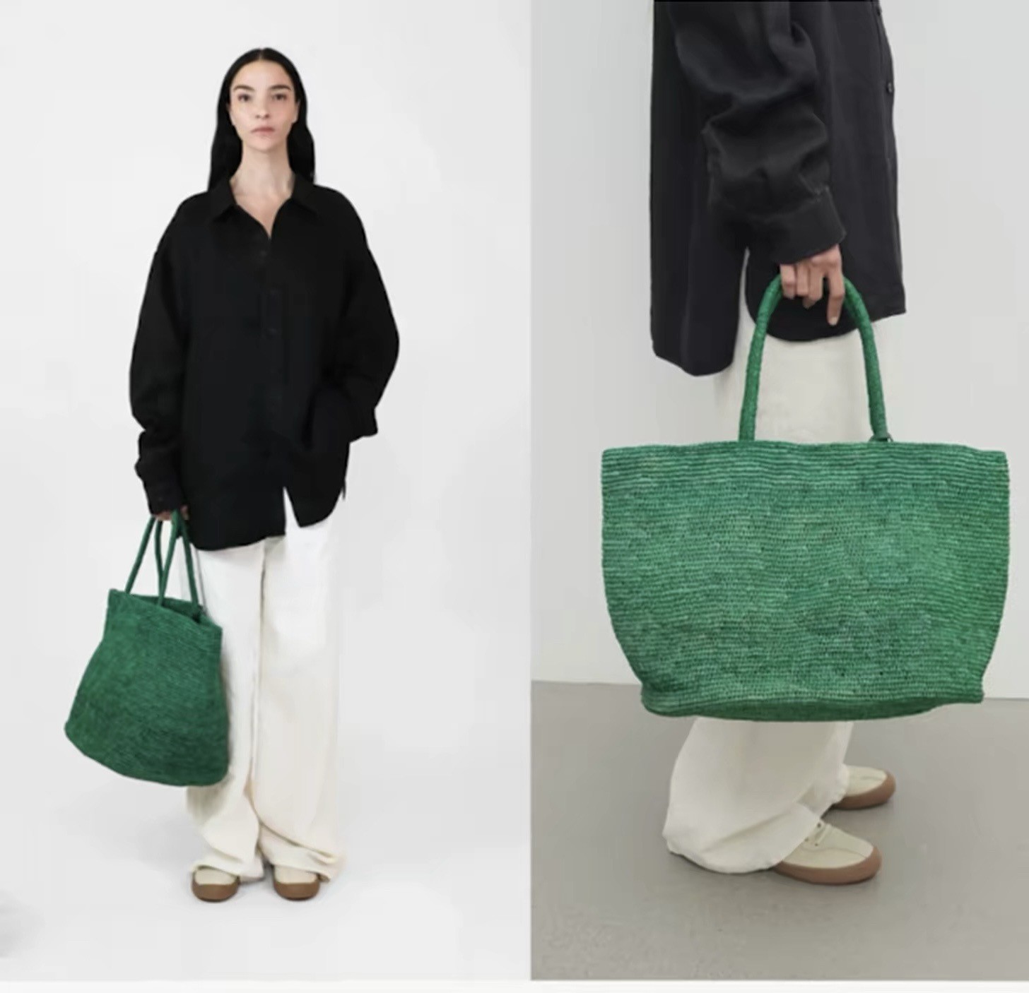 Women'S Raffia Bags - 2026 Neue Sommer Handgefertigte Raffia Große