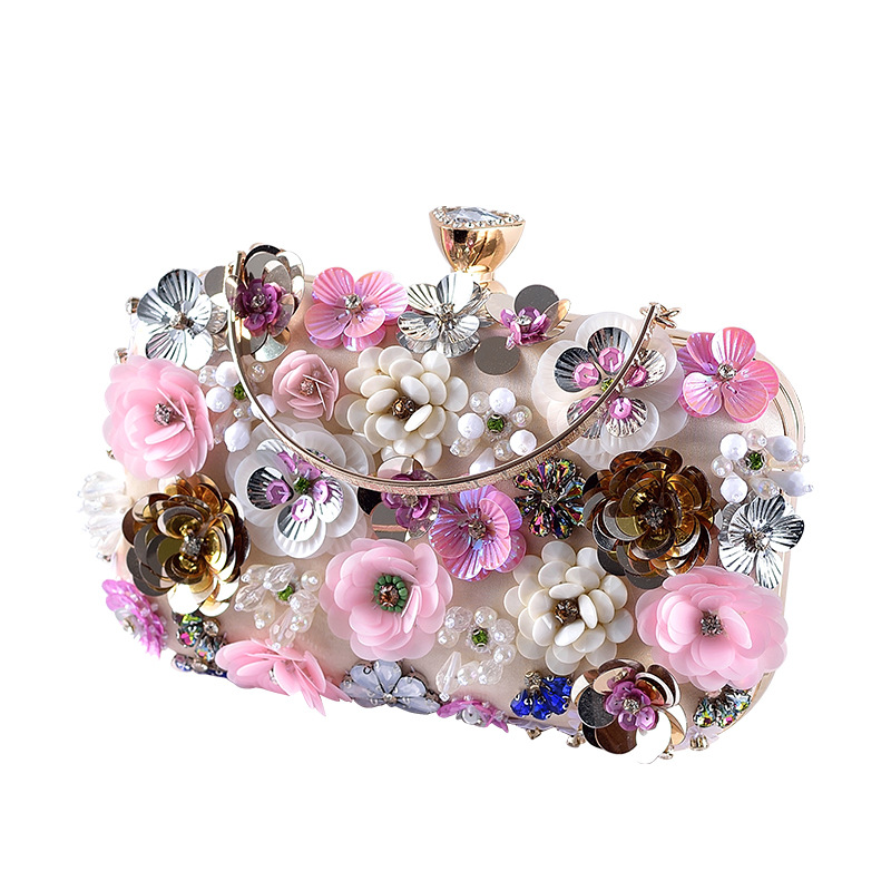Women Bags On Sale - Mode Frauen Taschen Blume Diamanten Stickerei