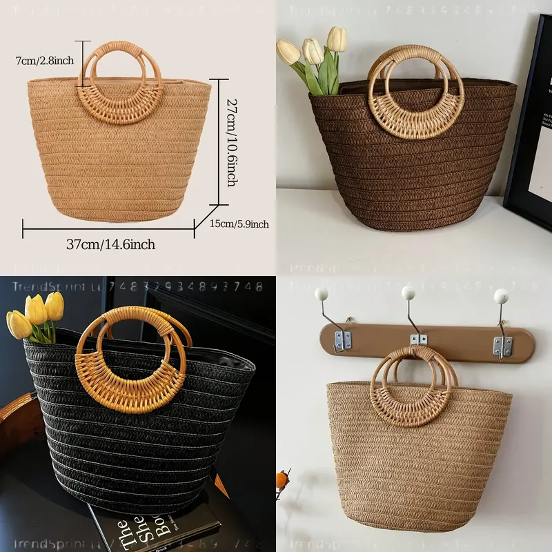 Damen Sommer Gewebte Papiertas – Women'S Bags Handbags Bewertung und Preis