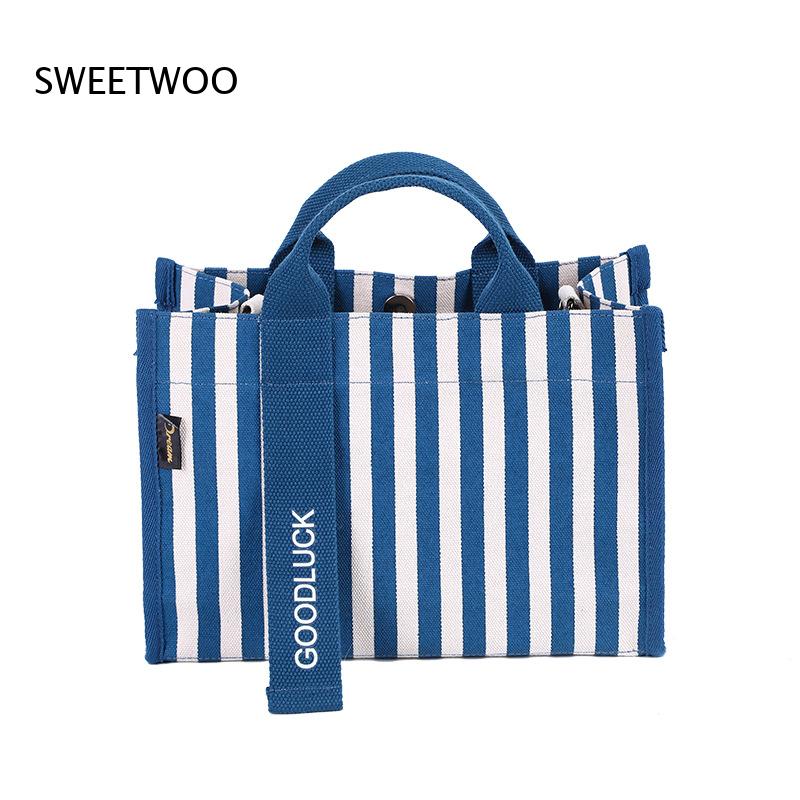 2026 Vertikal gestreifte Canva – Women Hand Bags For Office Bewertung und Preis