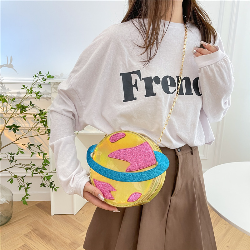 Laser Circular Planet Shape Ge – Women'S Young Bags Bewertung und Preis