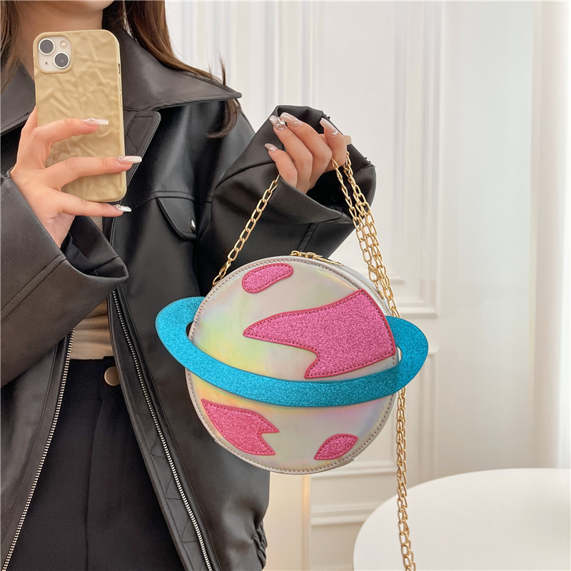 Laser Circular Planet Shape Ge – Women'S Young Bags Bewertung und Preis