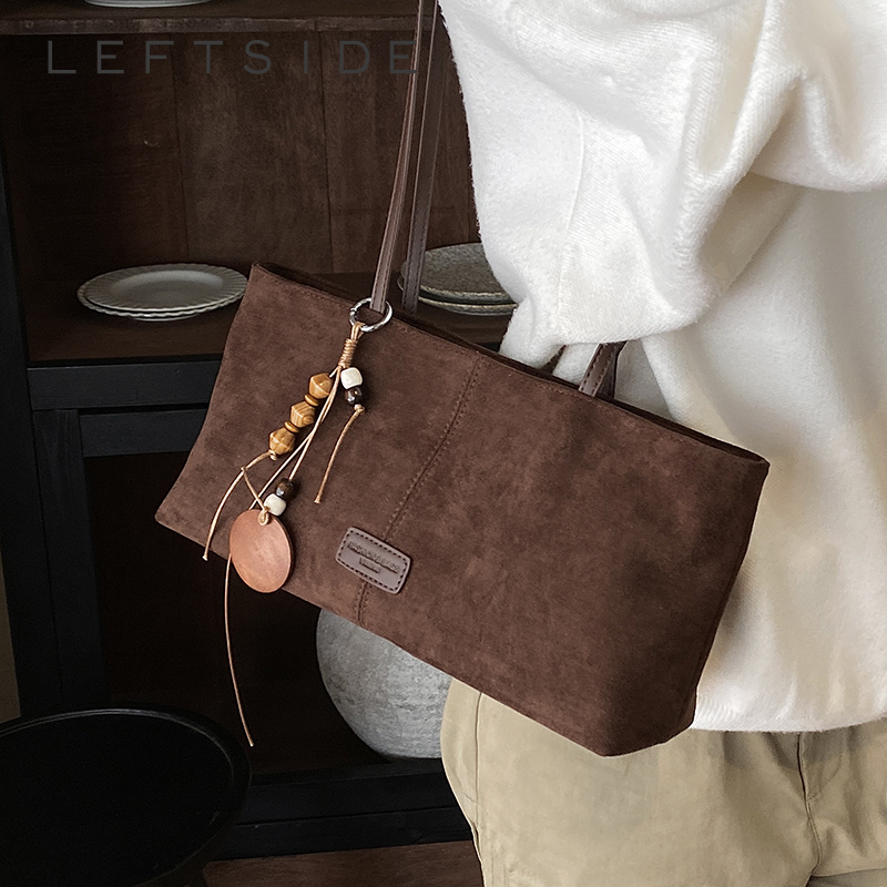 LEFTSIDE Retro Wildleder Schul – Women Bags 2026 Trends Bewertung und Preis